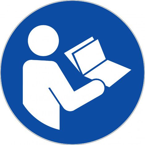 Panneau Respect obligatoire des consignes de sécurité - Rigide Ø300mm - 4062709