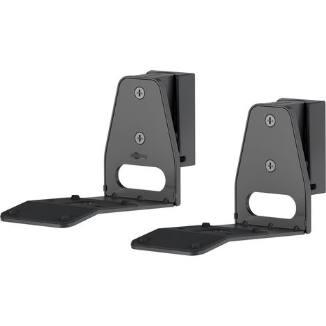 Soporte de pared para altavoz modern era 3 flex, negro, 2 piezas, compatibles con sonos era 300, soporte de altavoz seguro y discreto.