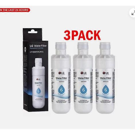 3-PACK LG-LT1000P ADQ747935 Ersättningsvattenfilter för kylskåp (1/5)