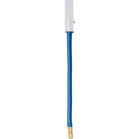 Câble de raccordement 120mm bleu 6mm² avec fiche pour Répartiteur multifiche HAGER KZ001