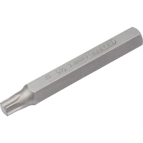 Draper TX-Star T45 X 75mm (3/4") Hex Insert Bit – Spare 10mm Hex for Mechanic's Bit Sets (1/5)