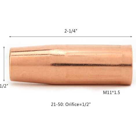 2 buses 21-50 1/2" pour torche de soudage MIG Lincoln Magnum 100L Tweco Mini/1 (1/5)