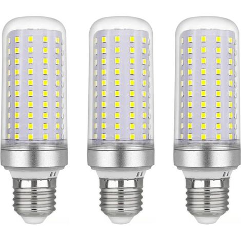 E27 LED-Maiskolbenlampe 30 W, AC 175–265 V, Kaltweiß 6000 K, 2500 lm, nicht dimmbar, entspricht 300 W Halogenlampe, LED-Maiskolbenlampe für Kronleuchter, Deckenleuchten, Tischlampen und Stehlampen, 3e (1/5)