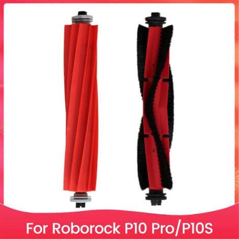 Repuestos para la aspiradora Roborock P10 Pro/P10S: cepillo de goma giratorio, piezas para una limpieza doméstica eficiente.