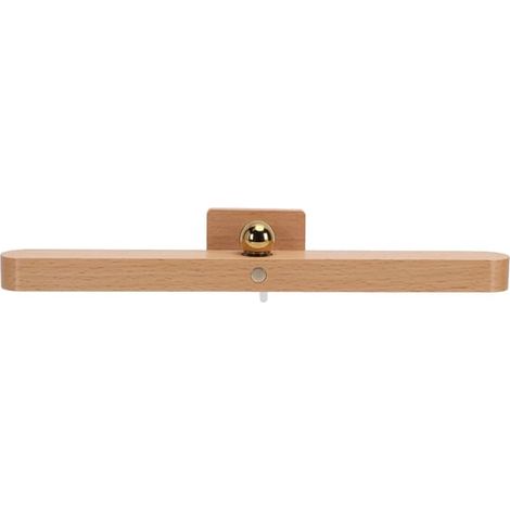 Miroir lumineux LED portable, rechargeable, tactile, avec 3 niveaux de luminosité, lampe murale à piles pour chambre ou salon. (1/5)