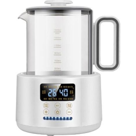 Chauffe-biberon électrique 1,5L Contrôle précis de 35°C à 95°C Maintien au chaud 24h Matériaux sans BPA et verre antidéflagrant (1/5)