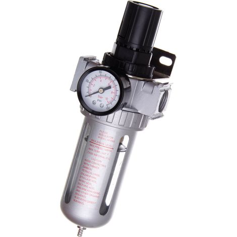 Drenador de filtro de aire de 40 micras, reductor para compresor de 1/2 pulgada.