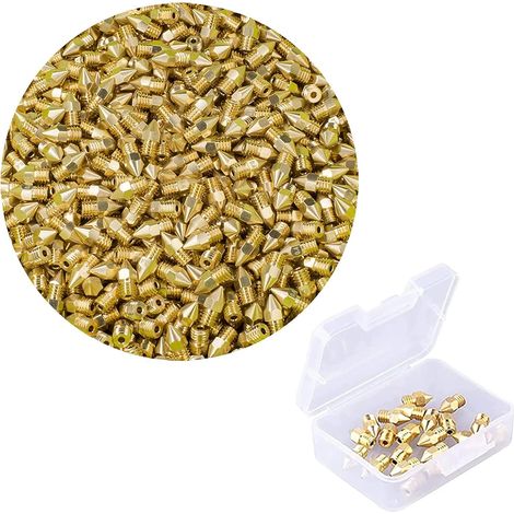 Buse pour imprimante 3D 0,4 mm, filetage M6, compatible avec extrudeur MK8 (1,75 mm), laiton, lot de 30 (1/4)