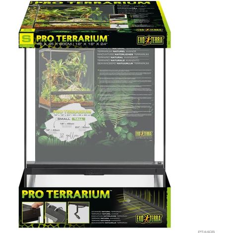 Pro Terrarium de Cristal Exo Terra Pequeño 45x45cm