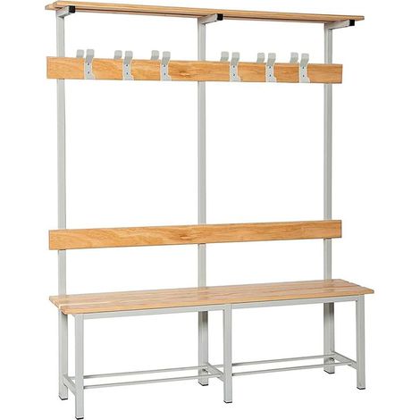 Simonrack Panchina per spogliatoio Grigia 1000 x 1800 mm Design Funzionale