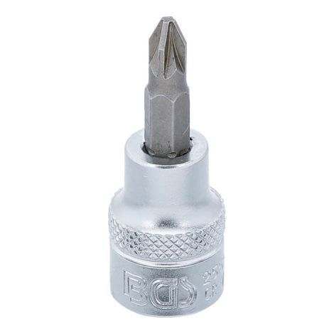 BGS TECHNIC Bit-Einsatz - 10 mm - Kreuzschlitz PZ2 - 2551 (1/2)