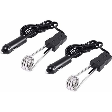 Car Immersion Heater,12V/24V Electric Immersion Heater, 120W-140W, Portable, Anti-Corrosion, Safe, for Driverless Rides, Camping, Picnic(12V) (1/5)
