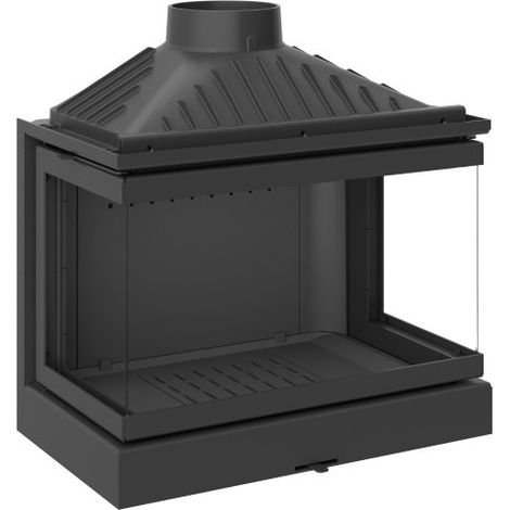 INSERT CHEMINÉE KFD ECO MAX 7 3F basic - Volet (insert cheminée): Sans - Support (insert cheminée): Avec - Entrée d'air direct (Insert cheminée): Avec