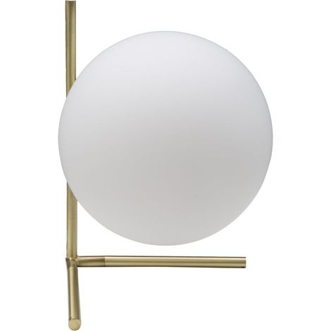 Lampe à Poser Sphère "Glamy" 27cm Blanc & Or (1/5)