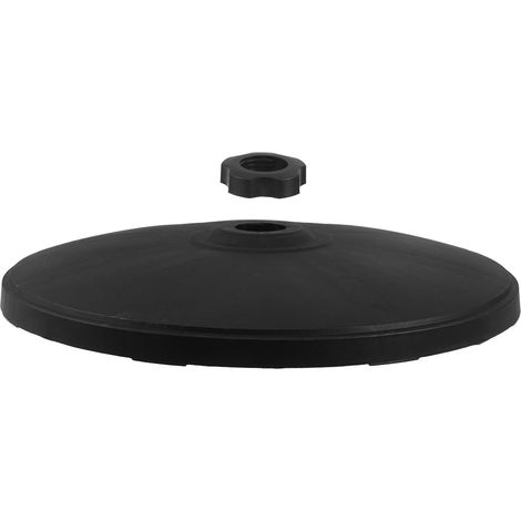 Base Ronde en Plastique pour Ventilateur Pied avec Écrou, Fixation Renforcée Antidérapante de 38,8cm, pour Fête Estivale à Domicile (1/5)