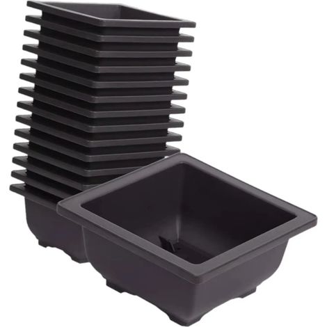 Pot de fleurs épais pour intérieur et extérieur avec soucoupe (1/5)