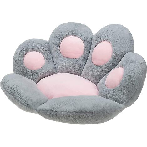 (70x70cm, Gris)coussin,coussin Pour Pattes De Chat,coussin De Sige Mignon Coussin Pour Chaise Canap Paresseux Dcoration Extrieure Plancher Chaud C (1/5)