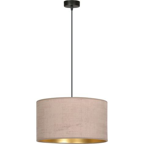 Lampada sospensione Emibig Hilde E27 Ø35 rosa oro nera (1/5)