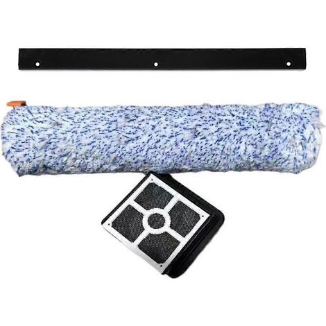 Filtre de W90 Cordless Wireless Aspirateur Spare Filtre Serpillière Cloth Rubber Scraper Kit (1/5)