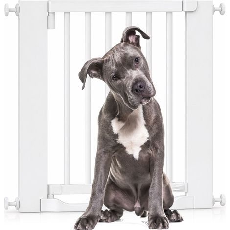 Bettacare Wooden Heritage Flat Step Dog Gate, White, 71cm - 79cm (1/5)