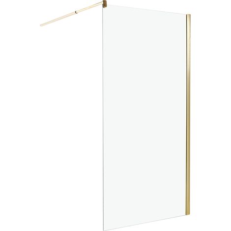 Duschwand AHAUS 100 x 190 cm Gold