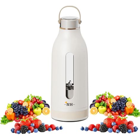 Mixeur portable avec batterie rechargeable 400 ml Charge rapide Type-C Léger et facile à nettoyer Sans fil (1/5)