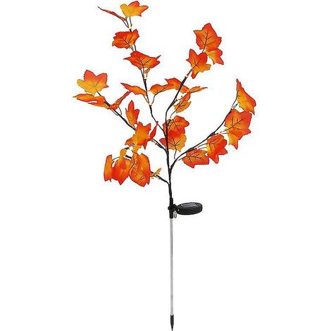 1 lampe en forme de branche de feuille d'érable