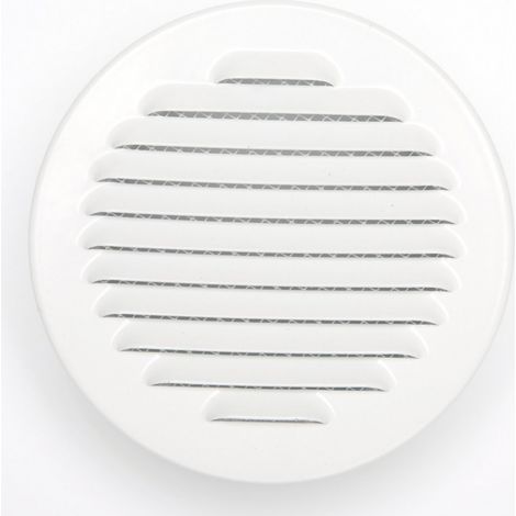 Grille d'aération aluminium laqué Diam.11 cm