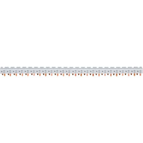 Hager – Barre de pontage 3P+N 63A 10mm² 24m – Pour disjoncteurs 1P+N – Type horizontal – Installation rapide et sécurisée