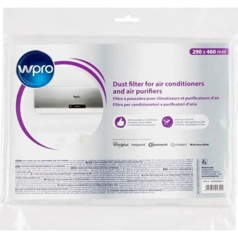 Filtro anti olor Wpro AFI016 blanco 290x460 mm ecológico