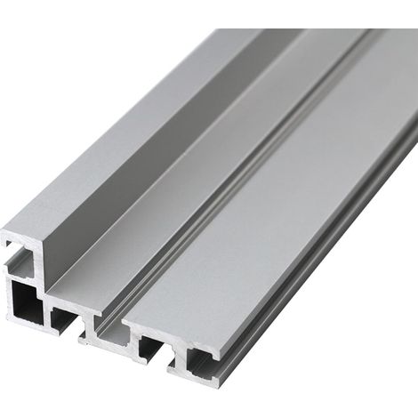 75 600mm T Slot Miter Rail Aluminum T-Slot Guide Rail Woodworking Mini T Track for Fence Fixing (1/5)
