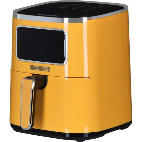 Heinrichs HFR 8216 Heißluftfritteuse Gelb 5 Liter