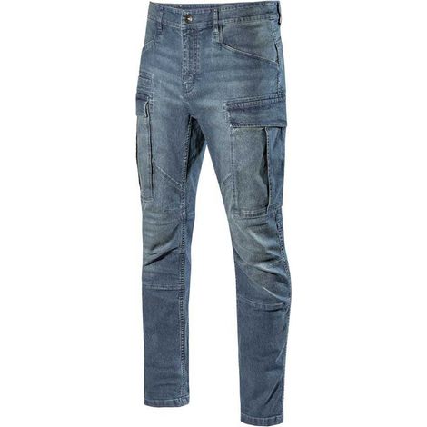Diadora Utility Pant stone cargo light Jeans da lavoro 702.177651 - 30 (1/10)