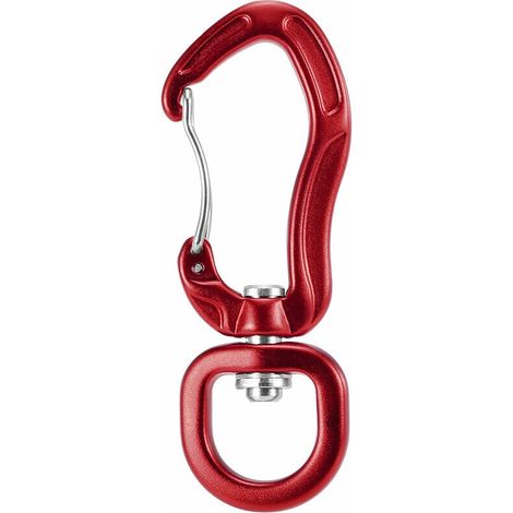 Atache Rotativo 360° - Gancho De Fijación Para Botella - Soporte En Forma De C En Aleación De Zinc Y Silicona - Rojo - Pack De 2 (1/5)