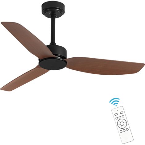 3 Blade Ceiling Fan without Light, Remote Control, 6 Speeds, Reversible Motor, Timer, for Living Room, Bedroom, Garage and Covered Patio (1/5)