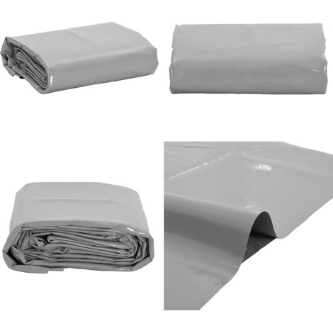 Bâche gris 1,5x2 m 600 g/m² - Couverture Extérieure - Bâche Imperméable - Bâche Protectrice - Bâche Voiture - Bâche Moto - Home & Living