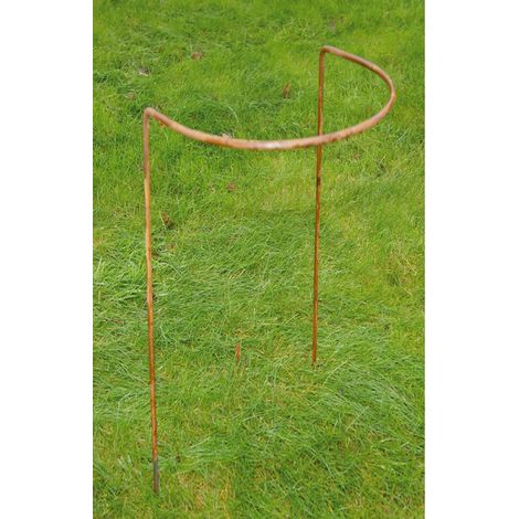 Border Support Rust (Pack of 4) - L180 x W250 x H900 cm - Bare Metal/Ready to Rust
