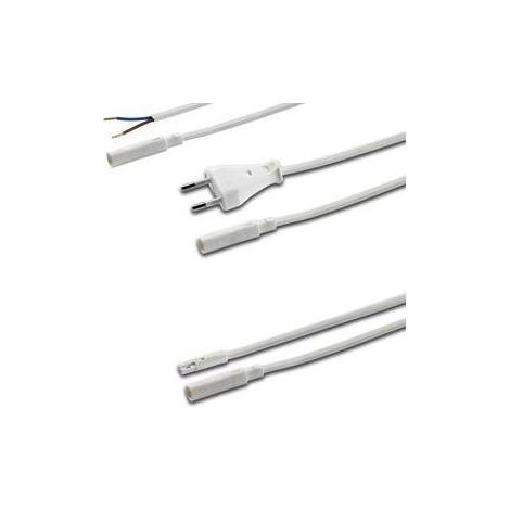 Hera Netzanschlussleitung 2m 2x0,75qmm PVC ws 70°C Aderendh 250V HVLCS42/2000NETZANSCHLUSSLEITUNG (1/5)