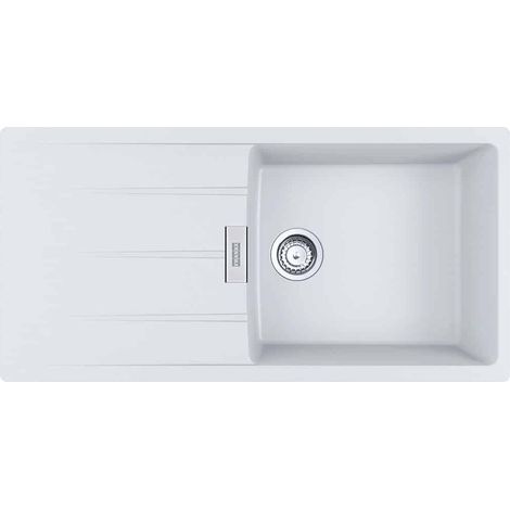 Evier Franke Centro Fragranit+ CNG611-XL Auto - Blanc Artic (moucheté)