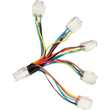 Testeur de capteurs à effet Hall 5 en 1 pour moteurs de vélos électriques, outil diagnostic câblage avec connecteurs code couleur (1/5)