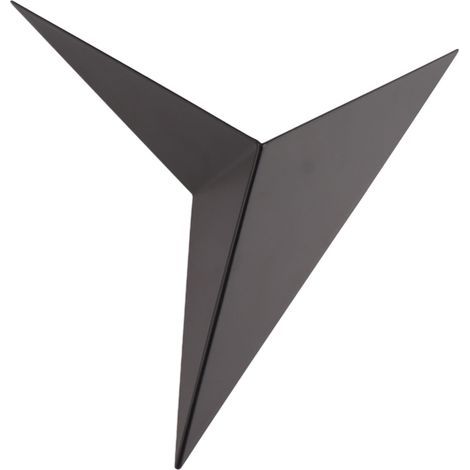 Black triangle industrial iron LED wall light, warm light 85-265V, for living room, bedroom, hotel (1/5)