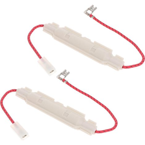 Fusible Haute Tension Accessoire Solide Porte-fusible en Plastique Blanc 2pcs Installation Facile, Courant 0,85a, Tension 5kv Micro-ondes pour pour Four Micro-ondes (1/5)