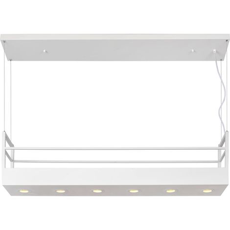 Lampe pendante blanche Miravelle Conception - 21427/06/31 (1/2)
