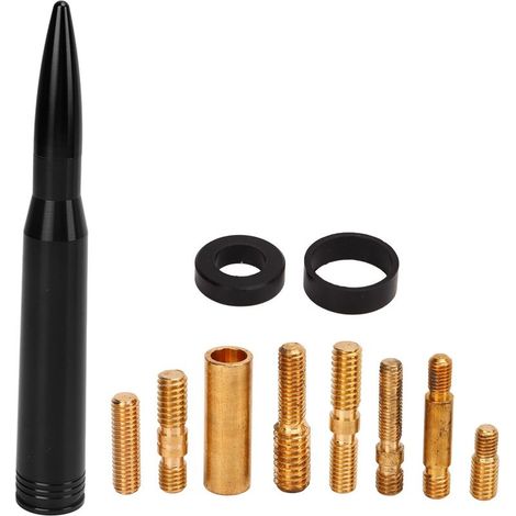 Mât d'antenne de calibre 50, billette d'aluminium 6061, remplacement universel de camion pour FORD RAPTOR noir (1/5)