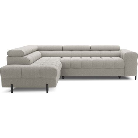 Sofá FERRUM Beige convertible 5 plazas con chaise longue izquierda 276x93x200cm (1/5)