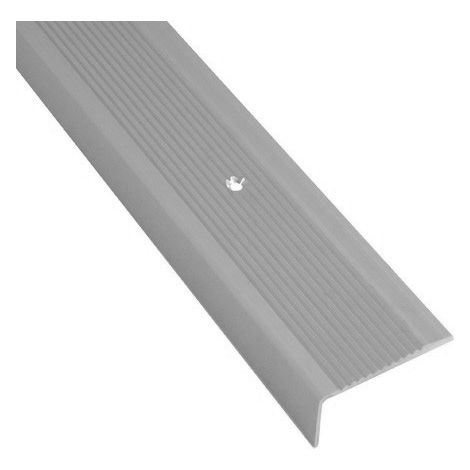 Vivol – Profilé nervuré aluminium 42 x 21 x 1000 mm – Surface antidérapante – Fixation par vis ou ruban adhésif double face – 1 pièce