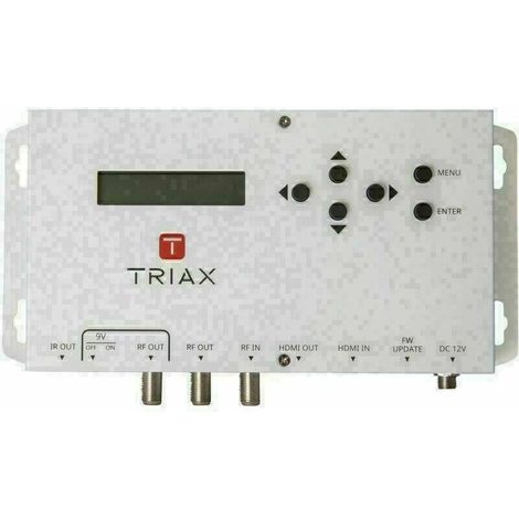 Modulateur HDMI vers COFDM – Triax MOD103T – Full HD Jusqu'à 1080p@30Hz Pixel, 12 V CC, Idéal pour les installations domestiques