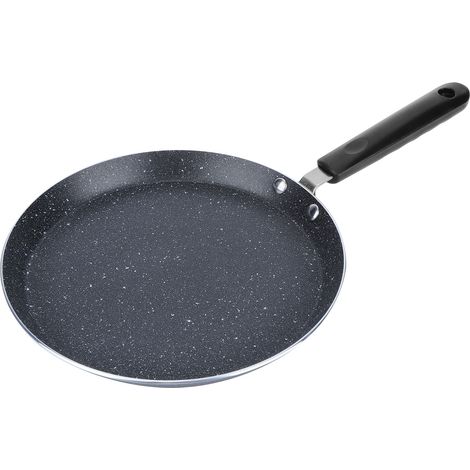 Poêle antiadhésive à induction/radiante, idéale pour le petit-déjeuner, les crêpes, les œufs et les pizzas (taille moyenne 20 cm). (1/5)