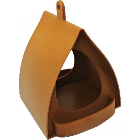 [In Stock] New Arrival Bird Feeder for Garden with Roof - Brown
