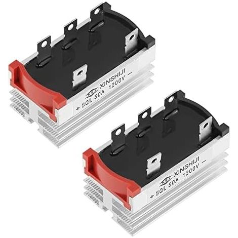 Stück Dreiphasen-Diodenbrückengleichrichter 50 Ampere 1200 V Aluminium Hochleistungs-Dreiphasen-Diodenbrückengleichrichter (1/3)